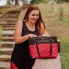 imagePICNIC TIME Disney Lilo ampamp Stitch Uptown Cooler Tote Bag Insulated Lunch Bag Stylish Beach Bag Soft Cooler BlackDisney Minnie Mouse  Black