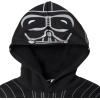 imageSTAR WARS Darth Vader Boba Fett The Mandalorian Fleece Pullover Hoodie and Pants Outfit Set Little Kid to Big KidBlack