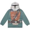 imageSTAR WARS Darth Vader Boba Fett The Mandalorian Fleece Pullover Hoodie and Pants Outfit Set Little Kid to Big KidGreen