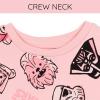 imageSTAR WARS French Terry Sweatshirt Infant to Big Kid Sizes 12 Months  1820Bubblegum Pink