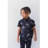 imageSTAR WARS Short Sleeve Button Down Dress ShirtBlack