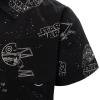 imageSTAR WARS Short Sleeve Button Down Dress ShirtBlack