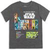 imageSTAR WARS The Mandalorian Darth Vader Chewbacca Stormtrooper 3 Pack TShirts Infant to Big KidBlackCharcoalBeige