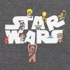 imageSTAR WARS The Mandalorian Darth Vader Chewbacca Stormtrooper 3 Pack TShirts Infant to Big KidBlackGrayBlue