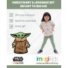 imageSTAR WARS The Mandalorian Fleece Sweatshirt and Leggings Outfit Set Infant to Big KidPinkGreen