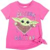 imageSTAR WARS The Mandalorian TShirt and Leggings Outfit Set Infant to Big KidHot Pink