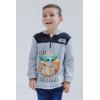 imageSTAR WARS The Mandalorian The Child Fleece Half Zip Hoodie Infant to Big KidGray