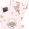 imageSTAR WARS The Mandalorian The Child Girls Sleeveless Romper Infant to Big KidPink