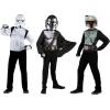 imageStar Wars The Mandalorian Official Youth DressUp Box  Tops Gloves and Masks of The Mandalorian Boba Fett and Stormtrooper Multi