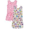 imageAmazon Essentials Disney  Marvel  Star Wars  Frozen  Princess Girls and Toddlers Knit Sleeveless Rompers Pack of 2Festive Marvel  Kids