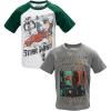 imageSTAR WARS Boba Fett Young Jedi Adventures 2 Pack TShirts Toddler to Big KidGrey