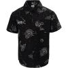 imageSTAR WARS Short Sleeve Button Down Dress ShirtBlack