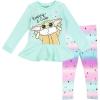 imageSTAR WARS The Mandalorian Fleece Sweatshirt and Leggings Outfit Set Infant to Big KidBluePurple