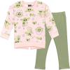 imageSTAR WARS The Mandalorian Fleece Sweatshirt and Leggings Outfit Set Infant to Big KidPinkGreen