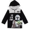 imageSTAR WARS The Mandalorian The Child Fleece Half Zip Hoodie Infant to Big KidBlack