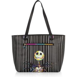 imagePICNIC TIME Disney Lilo ampamp Stitch Uptown Cooler Tote Bag Insulated Lunch Bag Stylish Beach Bag Soft Cooler BlackDisney Nightmare Before Christmas  Black