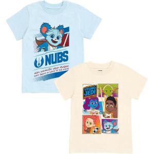 imageSTAR WARS Boba Fett Young Jedi Adventures 2 Pack TShirts Toddler to Big KidBlue  Beige