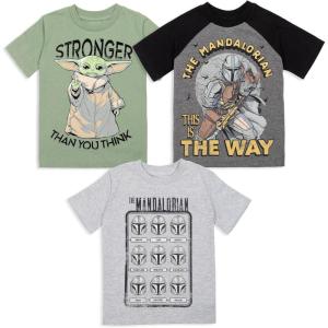 imageSTAR WARS The Mandalorian Darth Vader Chewbacca Stormtrooper 3 Pack TShirts Infant to Big KidMandolorian  the Child