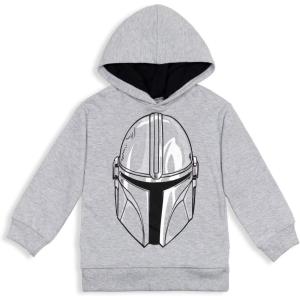 imageSTAR WARS The Mandalorian The Child Fleece Pullover Hoodie Little Kid to Big KidGrey