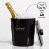 imageCorkcicle Insulated Ice Bucket with Lid Stainless Steel 100 oz Capacity  TripleWalled NonSlip Bottom Keeps Ice Cold for 48 Hours  Dishwasher Safe Ergonomic Design with NonSlip BottomUnicorn Magic
