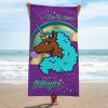 imageJay Franco Star Wars Kids Bath Pool Beach Towel  Super Soft ampamp Absorbent 100 Cotton Towel Measures 28 x 58 Features R2D2 C3PO Stormtrooper ampamp Boba FettPurple  Afro Unicorn