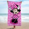 imageJay Franco Star Wars Kids Bath Pool Beach Towel  Super Soft ampamp Absorbent 100 Cotton Towel Measures 28 x 58 Features R2D2 C3PO Stormtrooper ampamp Boba FettPink  Minnie Mouse