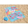 imageJay Franco Star Wars Kids Bath Pool Beach Towel  Super Soft ampamp Absorbent 100 Cotton Towel Measures 28 x 58 Features R2D2 C3PO Stormtrooper ampamp Boba FettBlue  Hello Kitty