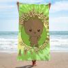 imageJay Franco Star Wars Kids Bath Pool Beach Towel  Super Soft ampamp Absorbent 100 Cotton Towel Measures 28 x 58 Features R2D2 C3PO Stormtrooper ampamp Boba FettGreen  Guardians of the Galaxy