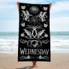 imageJay Franco Star Wars The Mandalorian Kids Bath Pool Beach Towel  Super Soft ampamp Absorbent Baby Yoda Grogu 100 Cotton Towel Measures 28 x 58Black  Wednesday