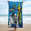 imageJay Franco Star Wars The Mandalorian Kids Bath Pool Beach Towel  Super Soft ampamp Absorbent Baby Yoda Grogu 100 Cotton Towel Measures 28 x 58Blue  Star Wars 02