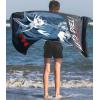 imageJay Franco Star Wars The Mandalorian Kids Bath Pool Beach Towel  Super Soft ampamp Absorbent Baby Yoda Grogu 100 Cotton Towel Measures 28 x 58Blue  Yugioh