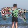 imageJay Franco Star Wars The Mandalorian Kids Bath Pool Beach Towel  Super Soft ampamp Absorbent Baby Yoda Grogu 100 Cotton Towel Measures 28 x 58Gray  Marvel Comics