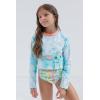 imageSTAR WARS The Child Girls Rash Guard and Bikini Bottom Toddler to Big KidBlue