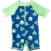 imageSTAR WARS The Child Zip Up One Piece Bathing Suit Newborn to ToddlerBlue