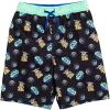imageSTAR WARS The Mandalorian The Child Pullover Rash Guard and Swim Trunks Outfit Set Little Kid to Big KidBlack