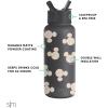 imageSimple Modern Disney Mickey Mouse Water Bottle with Straw Lid Vacuum Insulated Stainless Steel Metal Thermos  Gifts for Women Men Reusable Leak Proof Flask  Summit Collection  32oz Iconic MickeyDisney Mickey All Ears