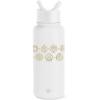 imageSimple Modern Disney Mickey Mouse Water Bottle with Straw Lid Vacuum Insulated Stainless Steel Metal Thermos  Gifts for Women Men Reusable Leak Proof Flask  Summit Collection  32oz Iconic MickeyDisney Seal of a Princess