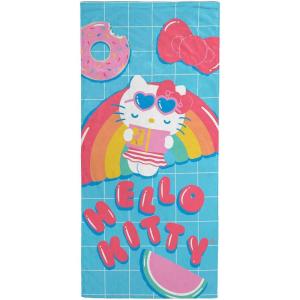 imageJay Franco Star Wars Kids Bath Pool Beach Towel  Super Soft ampamp Absorbent 100 Cotton Towel Measures 28 x 58 Features R2D2 C3PO Stormtrooper ampamp Boba FettBlue  Hello Kitty