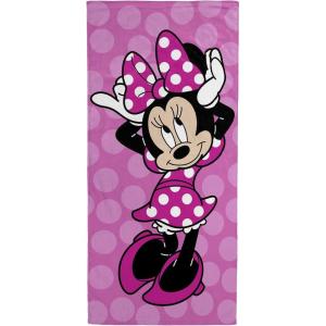 imageJay Franco Star Wars Kids Bath Pool Beach Towel  Super Soft ampamp Absorbent 100 Cotton Towel Measures 28 x 58 Features R2D2 C3PO Stormtrooper ampamp Boba FettPink  Minnie Mouse