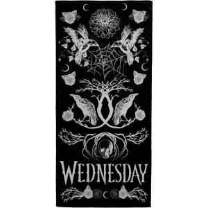 imageJay Franco Star Wars The Mandalorian Kids Bath Pool Beach Towel  Super Soft ampamp Absorbent Baby Yoda Grogu 100 Cotton Towel Measures 28 x 58Black  Wednesday