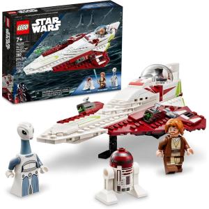 imageLEGO Star Wars OBIWan Kenobis Jedi Starfighter 75333 Building Toy Set  Features Minifigures Lightsaber Clone Starship from Attack of The Clones Great Gift for Kids Boys and Girls Ages 7Multicolor