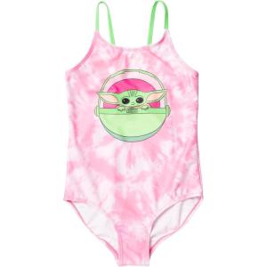 imageSTAR WARS The Child Girls One Piece Bathing Suit Toddler to Big KidPink