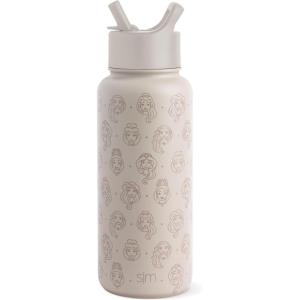 imageSimple Modern Disney Mickey Mouse Water Bottle with Straw Lid Vacuum Insulated Stainless Steel Metal Thermos  Gifts for Women Men Reusable Leak Proof Flask  Summit Collection  32oz Iconic MickeyDisney Princess Icons