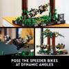 imageLEGO Star Wars Endor Speeder Chase Diorama 75353 Home Dcor Building Set for Adults Classic Collectible with Luke Skywalker and Princess Leia Minifigures Fun Birthday Gift for Star Wars FansGreen transparent