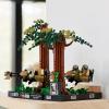 imageLEGO Star Wars Endor Speeder Chase Diorama 75353 Home Dcor Building Set for Adults Classic Collectible with Luke Skywalker and Princess Leia Minifigures Fun Birthday Gift for Star Wars FansGreen transparent