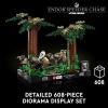 imageLEGO Star Wars Endor Speeder Chase Diorama 75353 Home Dcor Building Set for Adults Classic Collectible with Luke Skywalker and Princess Leia Minifigures Fun Birthday Gift for Star Wars FansGreen transparent