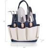 imagePICNIC TIME Star Wars Mandalorian Grogu Garden Bag with Tool Set Garden Tool Organizer Bag Gardening Tools Gifts for Women and Men Navy Blue with Beige AccentsDisney Mickey Mouse  Minnie Mouse  Navy Blue with Beige Accents