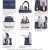 imagePICNIC TIME Star Wars Mandalorian Grogu Garden Bag with Tool Set Garden Tool Organizer Bag Gardening Tools Gifts for Women and Men Navy Blue with Beige AccentsDisney Mickey Mouse  Minnie Mouse  Navy Blue with Beige Accents