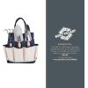 imagePICNIC TIME Star Wars Mandalorian Grogu Garden Bag with Tool Set Garden Tool Organizer Bag Gardening Tools Gifts for Women and Men Navy Blue with Beige AccentsDisney Mickey Mouse  Minnie Mouse  Navy Blue with Beige Accents