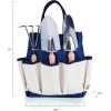 imagePICNIC TIME Star Wars Mandalorian Grogu Garden Bag with Tool Set Garden Tool Organizer Bag Gardening Tools Gifts for Women and Men Navy Blue with Beige AccentsDisney Mickey Mouse  Navy Blue with Beige Accents